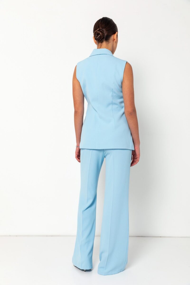 Eden Sleeveless Shawl Collar Suit - Image 2