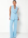 Eden Sleeveless Shawl Collar Suit