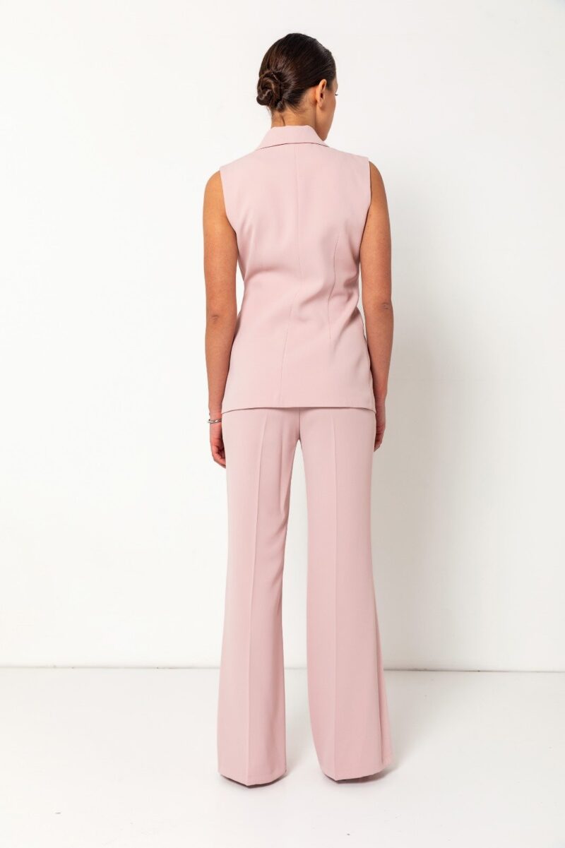 Eden Sleeveless Shawl Collar Suit - Image 4