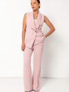Eden Sleeveless Shawl Collar Suit